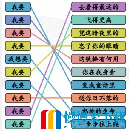 《汉字找茬王》连出全部我要的歌通关攻略