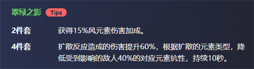 2023原神温迪圣遗物及武器搭配推荐