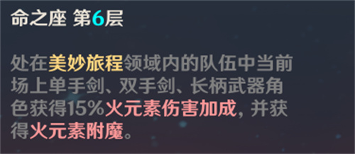 原神班尼特命之座效果是什么