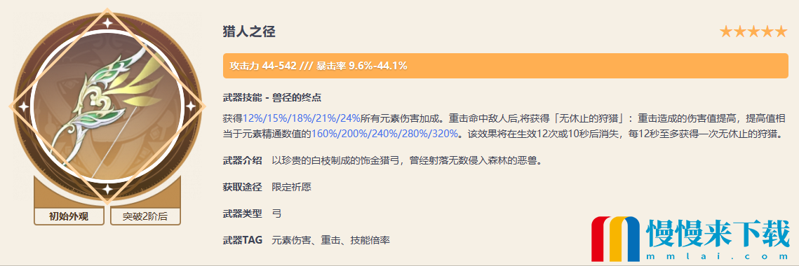 原神4.5猎人之径